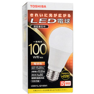 TOSHIBA LED電球 電球色 LDA11L-G/100V1 [管理:1100052685]