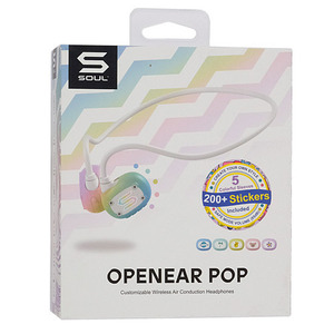 SOUL イヤホン キッズ＆ヤング向けモデル OPENEAR POP SO81WH-MC [管理:1100052906]