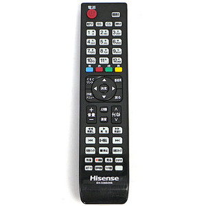 【中古】ハイセンス 液晶テレビ用リモコン EN-32954HS [管理:1150001870]