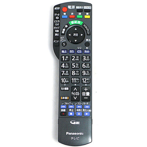 【中古】Panasonic 液晶テレビ用リモコン N2QAYB000589 [管理:1150002213]