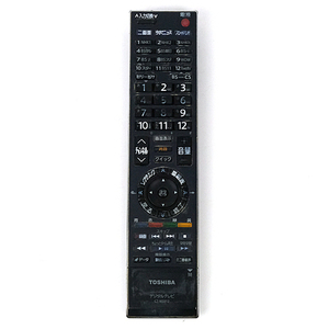 【中古】TOSHIBA製 液晶テレビ用リモコン CT-90312 本体いたみ [管理:1150008422]