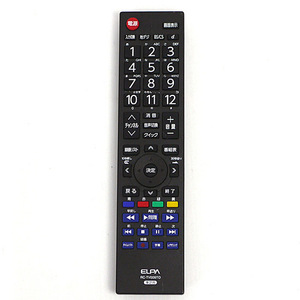 【中古】【ゆうパケット対応】ELPA テレビリモコン東芝(レグザ)用 RC-TV009TO 本体いたみ [管理:1150024329]