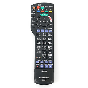 【中古】Panasonic 液晶テレビ用リモコン N2QAYB001016 [管理:1150013050]