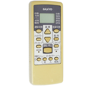 【中古】【ゆうパケット対応】SANYO製 エアコンリモコン RCS-WA1 [管理:1150016358]