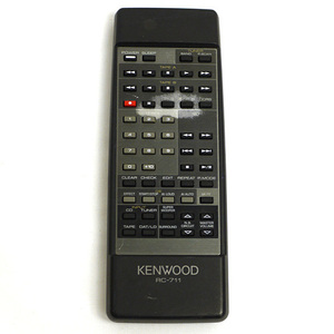 【中古】KENWOOD オーディオ用リモコン RC-711 本体いたみ [管理:1150019374]