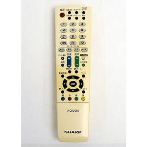 【中古】SHARP製 液晶テレビ用リモコン GA952WJSB [管理:1150022458]