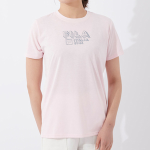 【ゆうパケット対応】FILA フィラ 半袖Tシャツ Lサイズ グレイッシュピンク 412-693 [管理:1400000531]