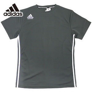 adidas アディダス L サイズ Tシャツ＆ハーフトラックパンツセット S21KTW1 Grey/White [管理:1400000423]