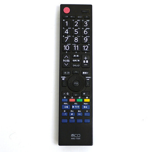 【中古】ミヨシ テレビ用リモコン 東芝 レグザ 対応 MRC-TS01 文字消え [管理:1150024727]