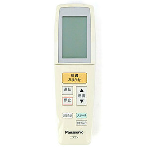 【中古】Panasonic エアコンリモコン A75C3647 [管理:1150024901]