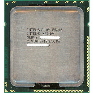 【中古】【ゆうパケット対応】Intel Xeon E5645 2.40GHz 12M LGA1366 SLBWZ [管理:3005059]