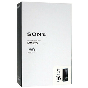 【中古】SONYウォークマン Sシリーズ NW-S315 ブラック/16GB 展示品 [管理:1150025185]