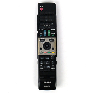 【中古】SHARP テレビリモコン GA738WJSA 本体いたみ [管理:1150025882]