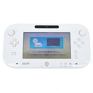 [ used ] nintendo Wii U game pad white body only liquid crystal screen ...[ control :1350009972]