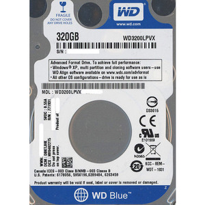 WD Blue 320GB （WD3200LPVX）