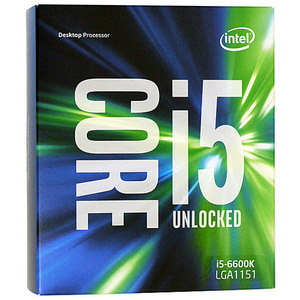 【中古】Core i5 6600K 3.5GHz 6M LGA1151 95W SR2BV 元箱あり [管理:2000011539]