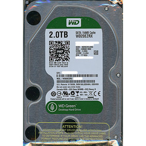 Western Digital製HDD WD20EZRX 2TB SATA600 [管理:20343834]