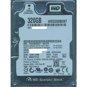 WesternDigital HDD 2.5inch WD3200BEKT 320GB 9.5mm [管理:20345957]