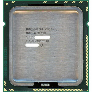 【中古】【ゆうパケット対応】Intel Xeon X5550 2.66GHz 8M LGA1366 SLBF5 [管理:3005010]