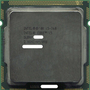 【中古】【ゆうパケット対応】Core i5 760 2.8GHz 8M LGA1156 95W SLBRP [管理:3025458]