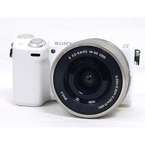 【中古】SONY 一眼α パワーズームレンズキット NEX-5RL-W [管理:303100080]