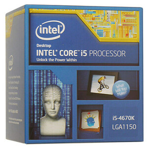 【中古】Core i5 4670K 3.4GHz 6M LGA1150 84W SR14A 元箱あり [管理:3026264]