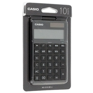 [.. packet correspondence ]CASIO design calculator NS-S10-BK black [ control :1100044631]