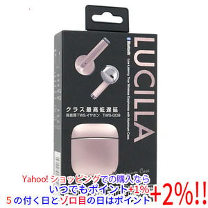 LUCILLA Bluetoothイヤホン TWS009PK ピンク [管理:1100051320]