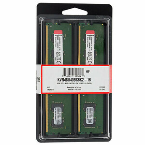 Kingston製 KVR48U40BS6K2-16 DDR5 PC5-38400 8GB 2枚組 [管理:1000023841]