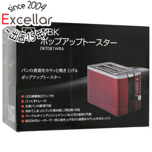 DBK ポップアップトースター DKT081WRA [管理:1100053749]