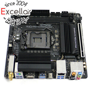 【中古】ASRock製 Mini-ITXマザーボード Z390 Phantom Gaming-ITX/ac LGA1151 [管理:1050017932]