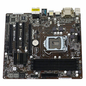 【中古】ASRock製 MicroATXマザボ B85M Pro4 LGA1150 [管理:30314964]