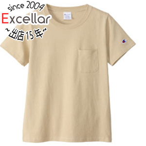 【ゆうパケット対応】CHAMPION チャンピオン L サイズ ポケットTシャツ CW-M321 サンド [管理:1400001575]