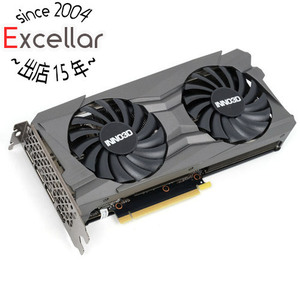 【中古】Inno3D製グラボ GeForce RTX 3060 TI TWIN X2 OC N306T2-08D6X-1190VA32D PCIExp 8GB [管理:1050022600]