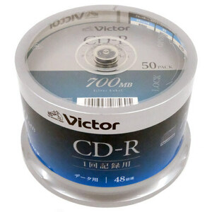 Victor パソコン用CD-R SR80FC50SJ5 50枚 [管理:1000025355]