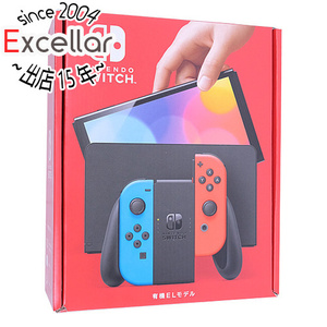 【中古】任天堂 Nintendo Switch 有機ELモデル HEG-S-KABAA ネオンブルー・ネオンレッド 美品 元箱あり [管理:1350009654]