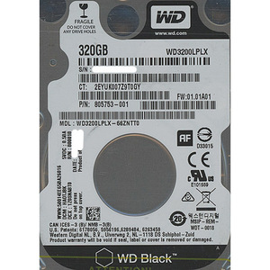 Western Digital製HDD WD3200LPLX 320GB 7mm [管理:1000013182]