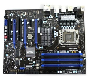 【中古】MSI製 ATXマザーボード X58 Pro LGA1366 [管理:1050004364]