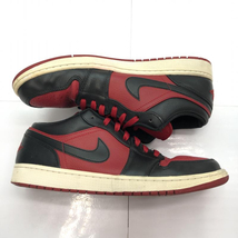 【中古】NIKE AIR JORDAN 1 LOW Black/Gym Red サイズ30㎝ ナイキ エアジョーダン[240091340343]_画像6