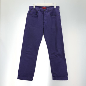 【中古】17ss Supreme washed denim pants サイズ 30 シュプリーム　パープル[240091343518]