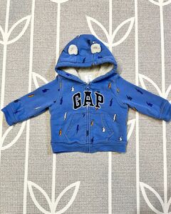 baby GAP くま耳　裏ボアアウター 70〜80cm パーカー