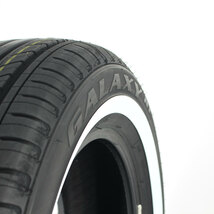 ヴィツアータイヤVITOUR GALAXY R1　WSW 175/70R13　ホワイトリボン 4本_画像3