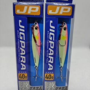 ジグパラ ショート 40g JPS-40 #60 ピンクグロー2個セット