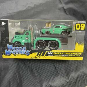 マイスト Maisto マッスルマシーンズ MUSCLE MACHINES MUSCLE TRANSPORTS 1953 FLATBED/1968 DODGE DART HEMI GASSER 1:64