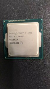 CPU インテル Intel Core I7-4790 プロセッサー 中古 動作未確認 ジャンク品 -9039