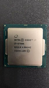 CPU インテル Intel Core I7-6700K プロセッサー 中古 動作未確認 ジャンク品 -9635