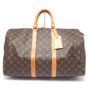 ルイヴィトン Louis Vuitton LV キーポル45 M41428 モノグラム ボストンバッグ 旅行カバン トラベルバッグ