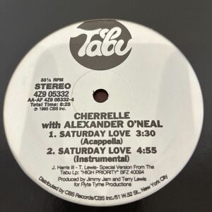 Cherrelle With Alexander O'Neal / Saturday Love レコード