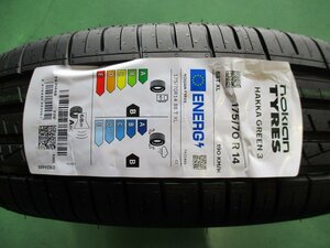 【特価品】Nokian Tyres Hakka GREEN3(ノキアンタイヤ ハッカ グリーン3) 175/70 R14 88T XL サマータイヤ 1本のみ（2022年製）