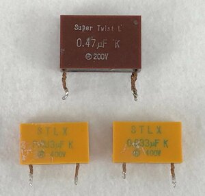 ★ジャンク品★STLXフイルムコンデンサー 0.033μF 400V 0.47μF 200V RuBycon ルビコン